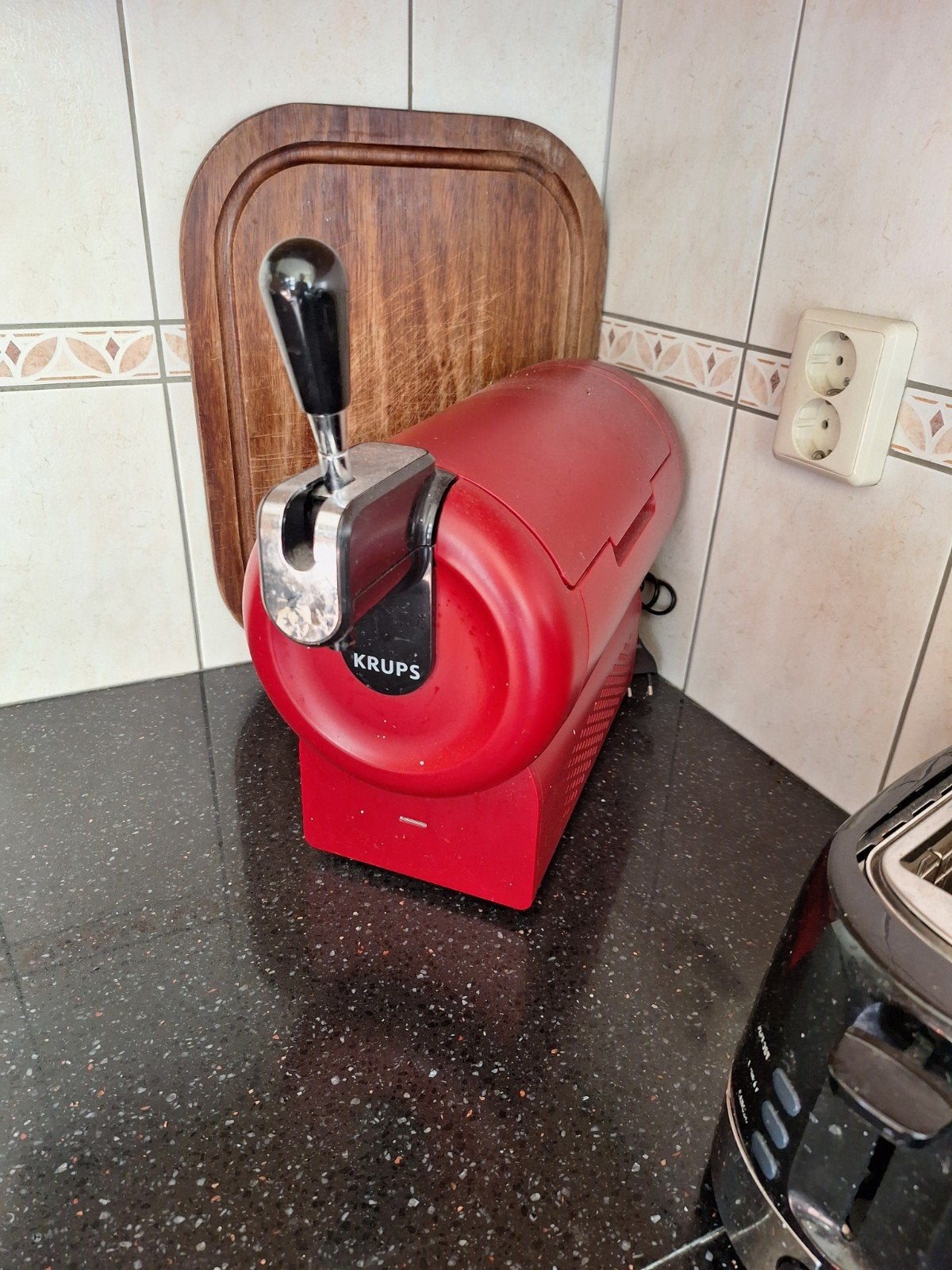 Krups Biertap - Rood, Ophalen of Verzenden, Gebruikt, Overige typen, Overige merken