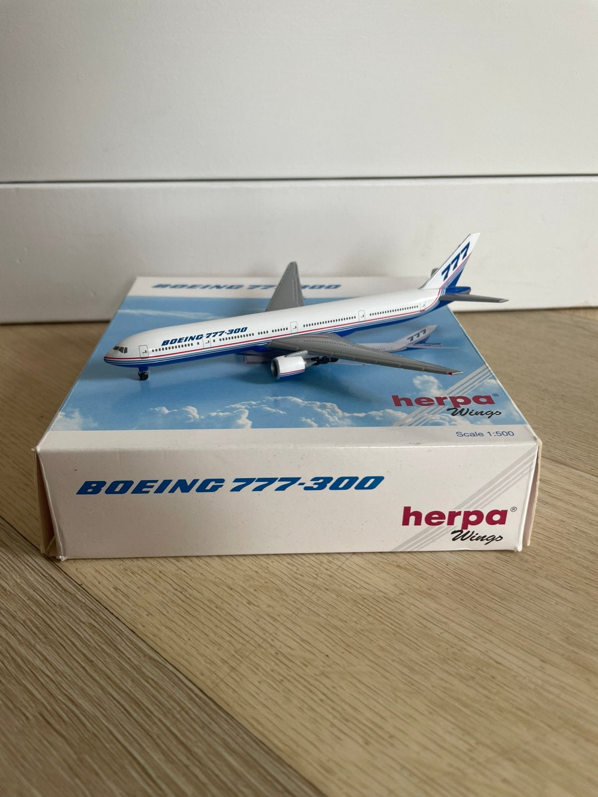 Herpa 1:500 Boeing Fleet, Ophalen, Zo goed als nieuw, Schaalmodel