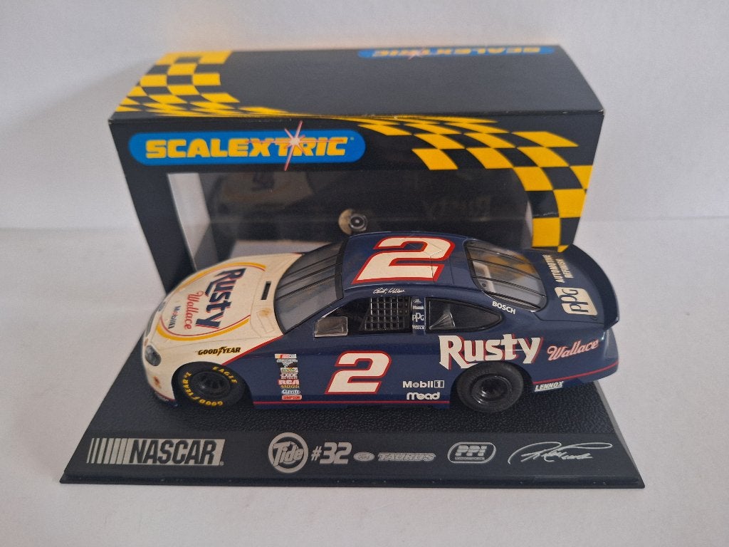 Scalextric Ford Taurus Rusty Wallace #2 Nascar, Kinderen en Baby's, Speelgoed | Racebanen, Overige merken, Scalextric, Ophalen of Verzenden