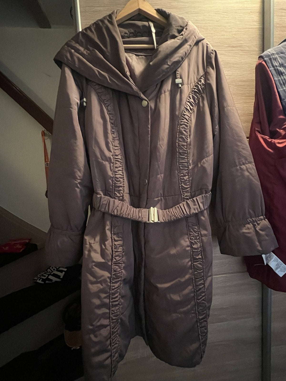Winterjas met ceintuur - Ulla Popkin, Ophalen of Verzenden, Zo goed als nieuw, Overige kleuren