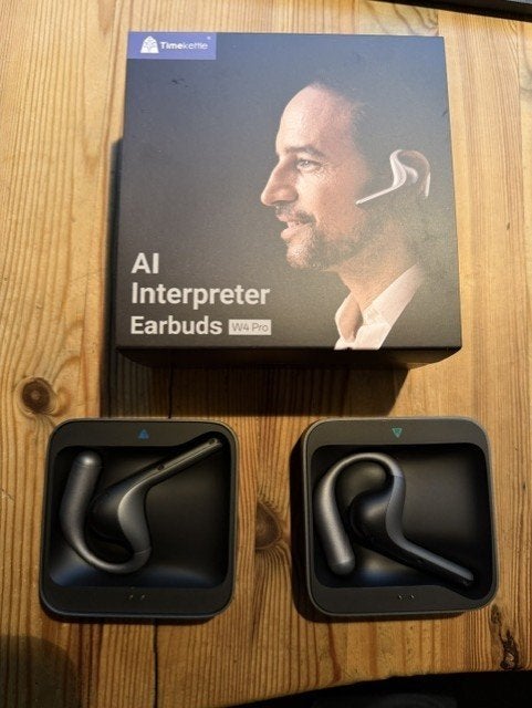 Timekettle AI Interpreter Earbuds W4 PRO incl Case+garantie, Ophalen of Verzenden, Nieuw, Overige merken