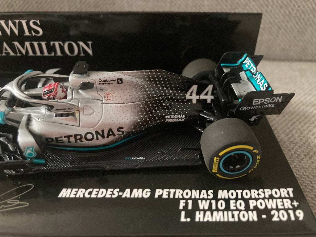 ✅ Lewis Hamilton 1:43 2019 Mercedes AMG Petronas F1 W10, Ophalen of Verzenden, Nieuw, Formule 1