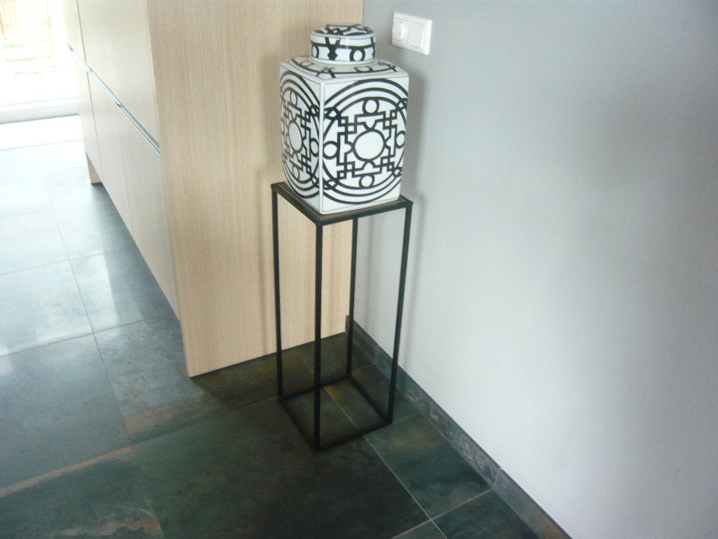 vaas (grote gemberpot), Huis en Inrichting, Woonaccessoires | Vazen, Wit, Met deksel, Ophalen of Verzenden, Zo goed als nieuw