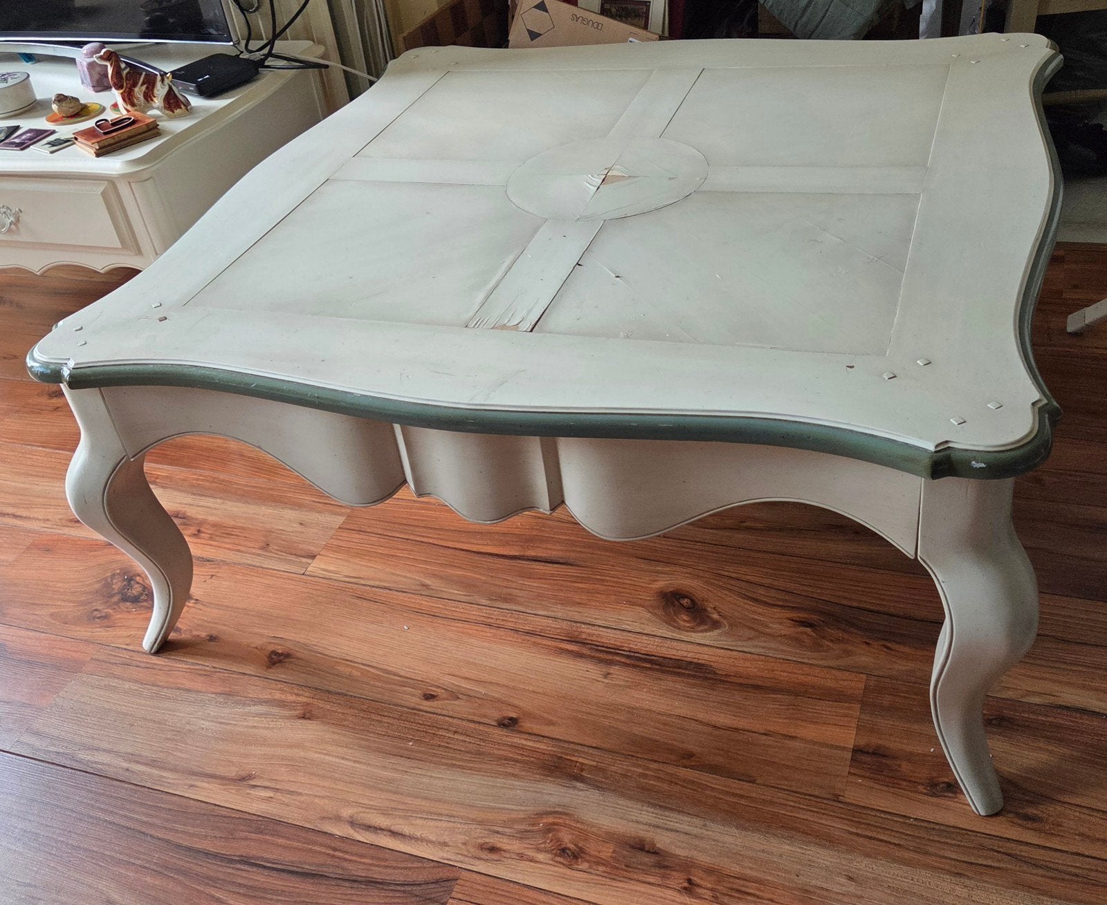 Grange salontafel 120 x 120, Huis en Inrichting, Ophalen, Gebruikt, Eenpersoons