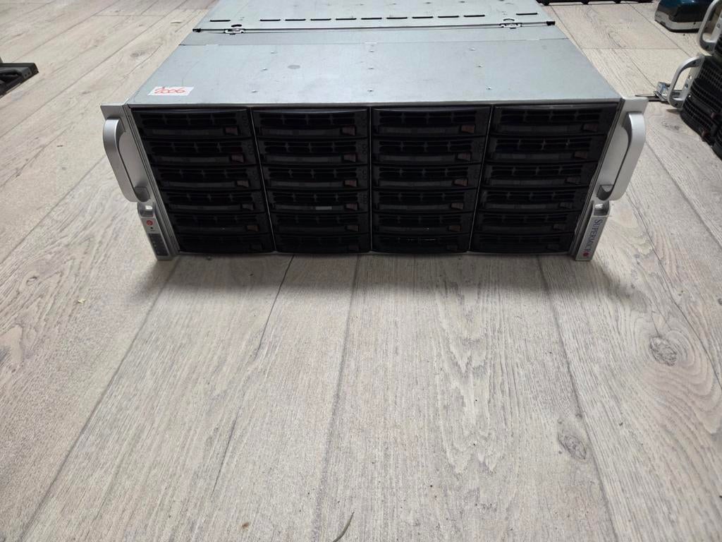 Supermicro X10QBi 4U 24x LFF server - 120v-core - 512g ram, Ophalen, Gebruikt, 512 GB, Hot swappable onderdelen