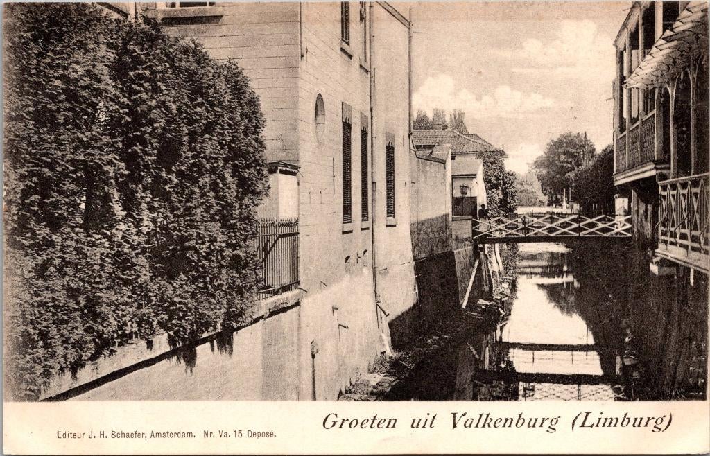 Groet uit Valkenburg (Limburg), Verzenden, Voor 1920, Ongelopen, Limburg