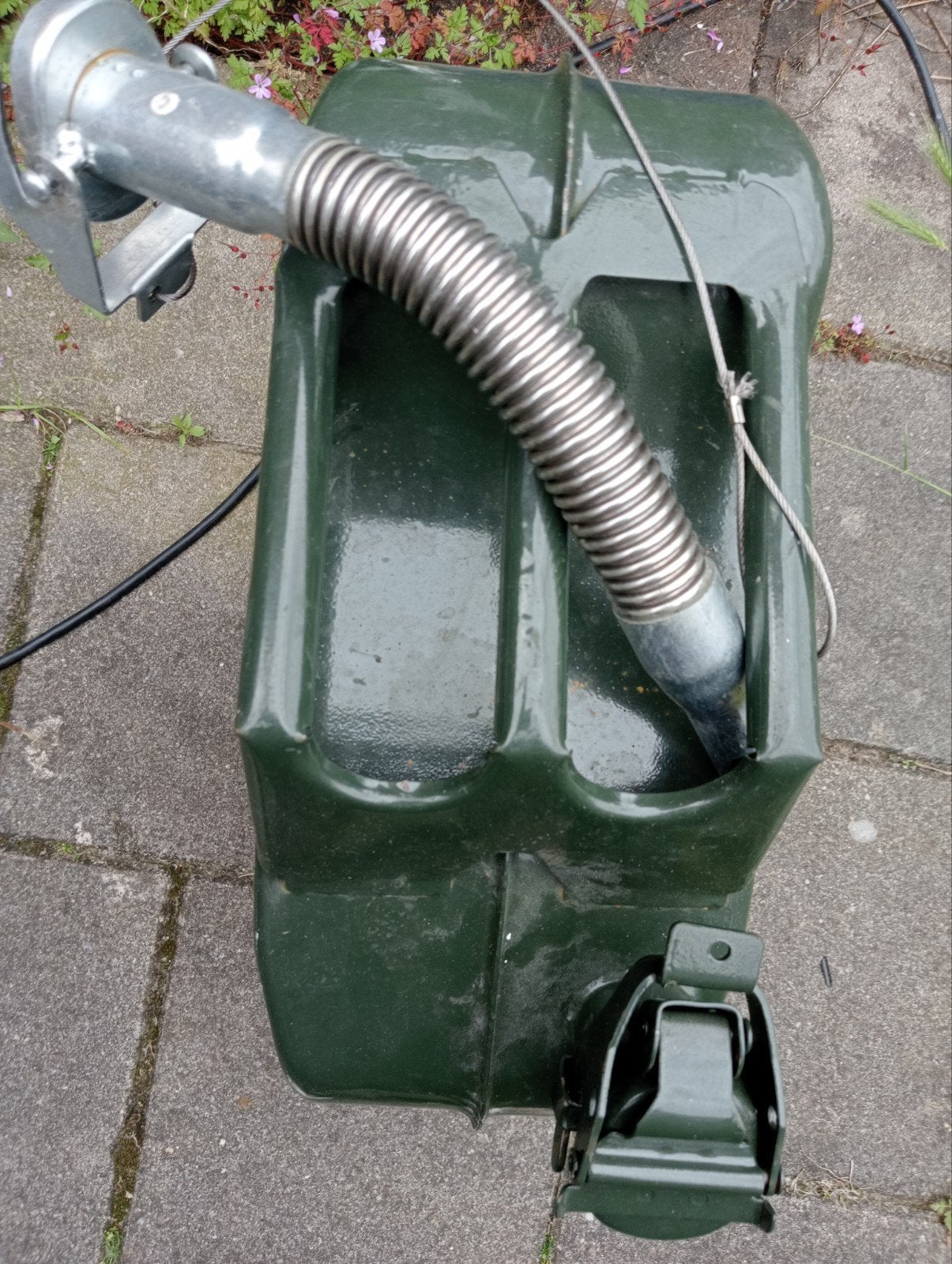Jerrycan 20L met schenktuit - Groen, Ophalen, Gebruikt