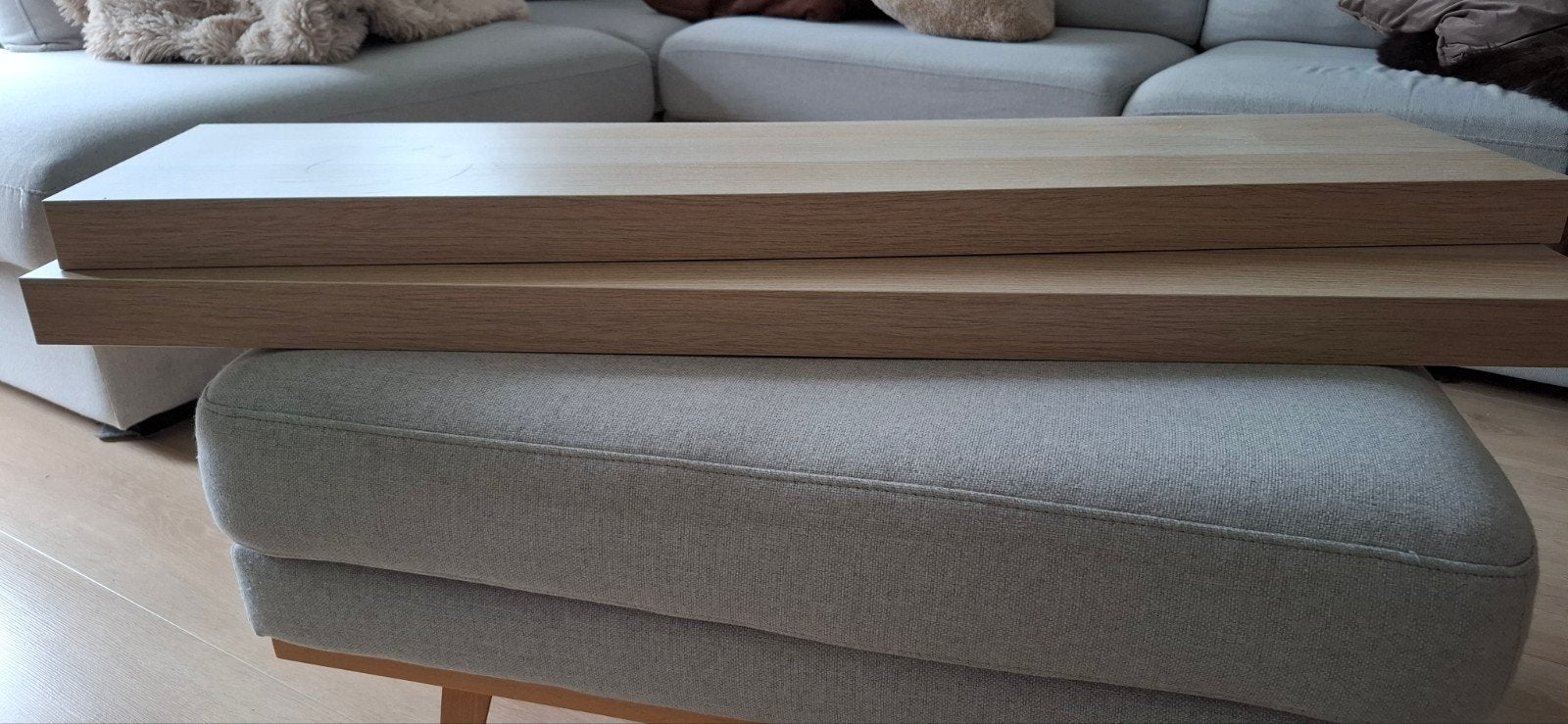 2 wandplanken ( lack ikea) eikeneffect, Ophalen