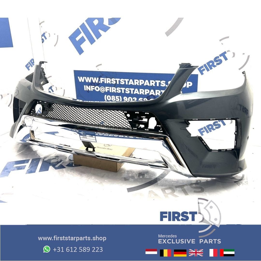 W166 ML AMG Voorbumper Mercedes M KLASSE 2011-2015 BUMPER ZW, Auto-onderdelen, Carrosserie en Plaatwerk, Gebruikt, -, Voor, Ophalen of Verzenden