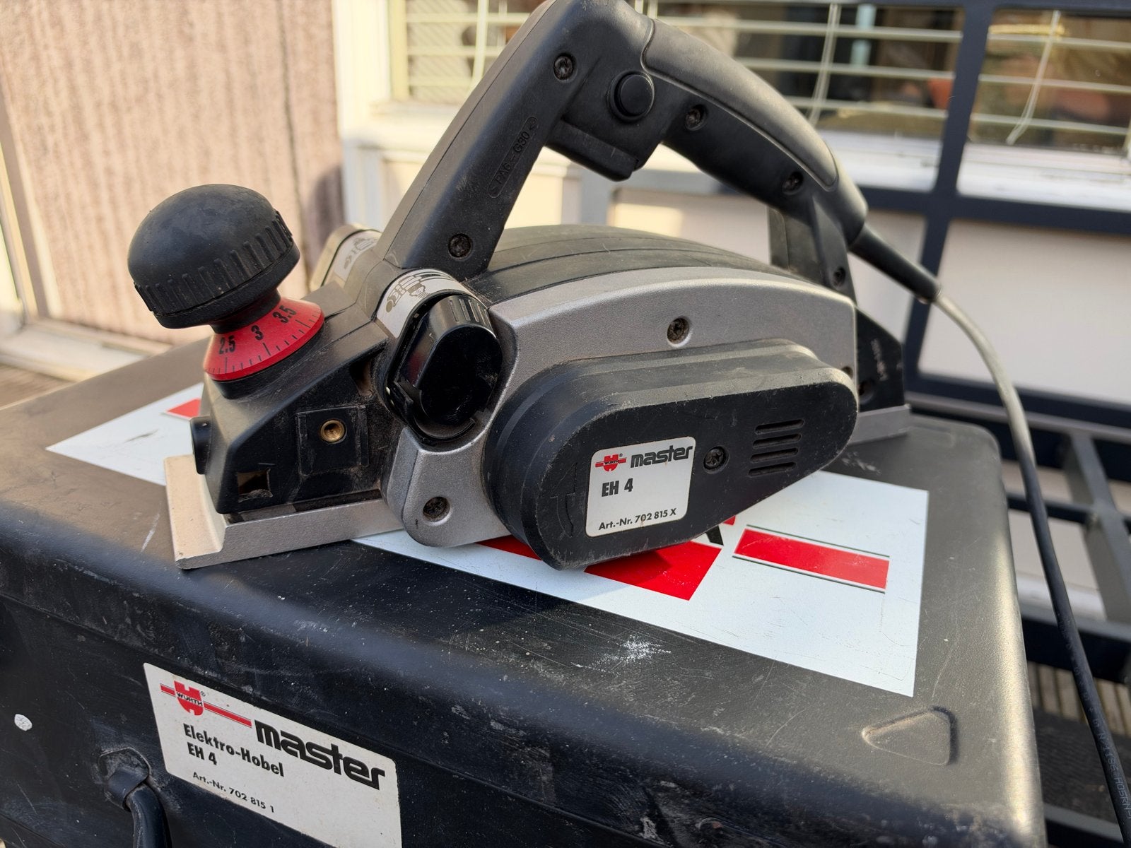 Wurth Master EH 4 Elektro-Hobel - Krachtige Schaafmachine, Ophalen, Gebruikt