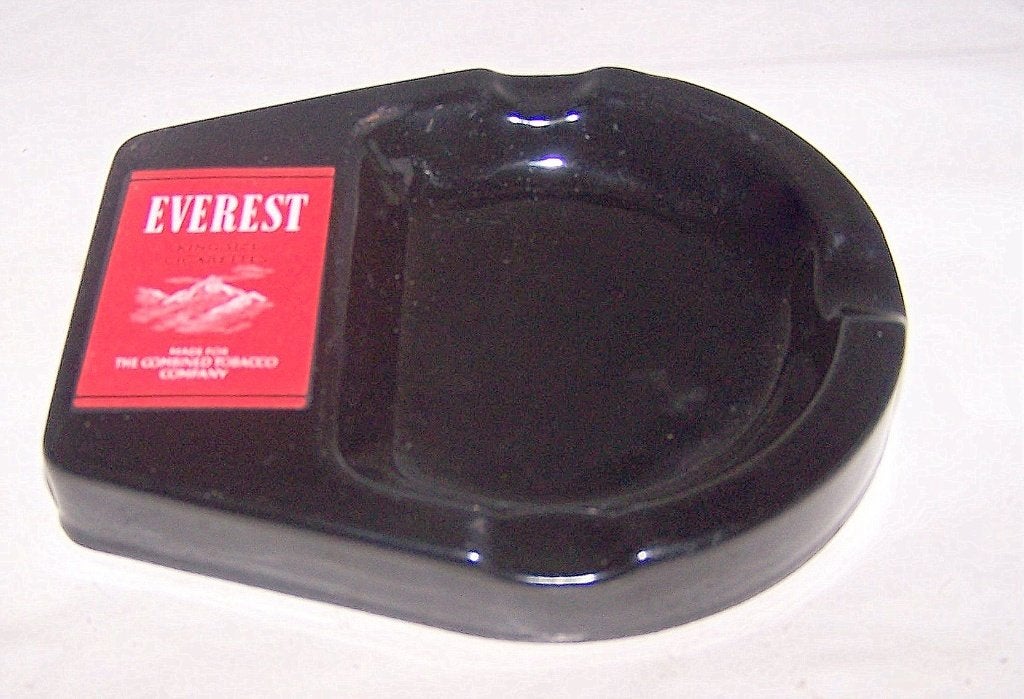 Vintage metalen Everest asbak. Izgs/zeldzaam., Ophalen of Verzenden, Zo goed als nieuw, Asbak