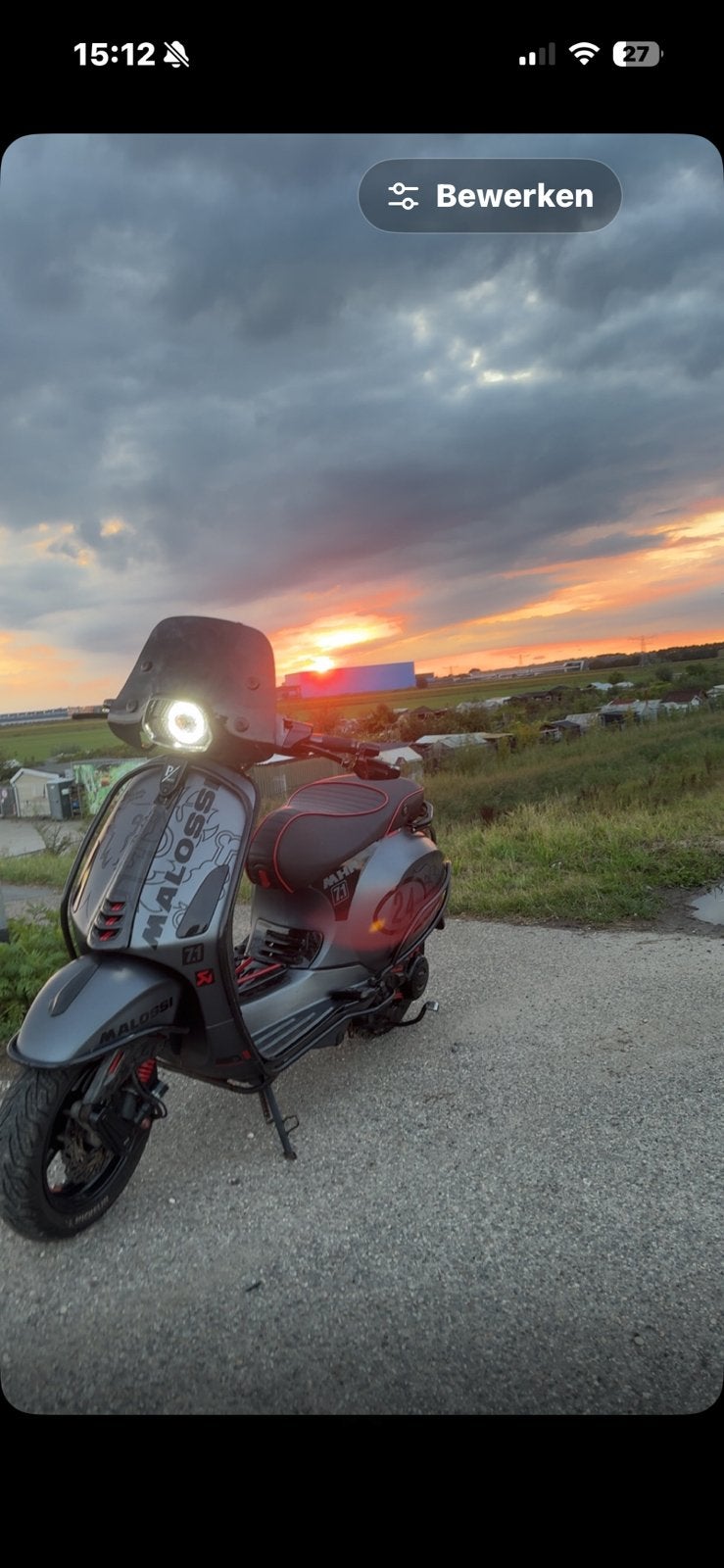 Vespa Sprint 2018  | Schakelbare begrenzer |Zeer nette staat, Ophalen of Verzenden, Zo goed als nieuw, Benzine, Overige modellen