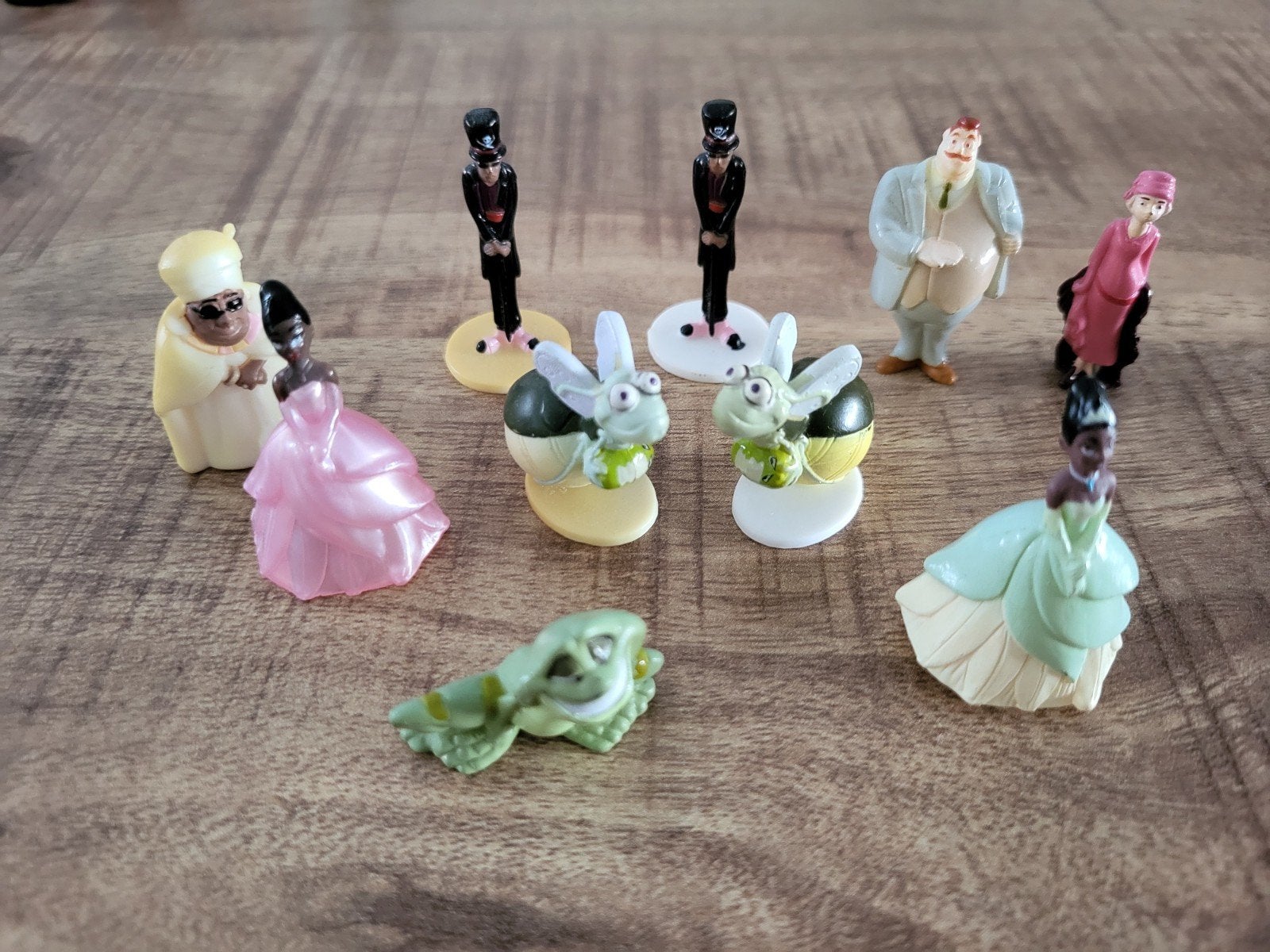 Disney Prinses Tiana beeldjes set - De Prinses en de Kikker, Ophalen of Verzenden, Zo goed als nieuw, Hardplasticfiguren