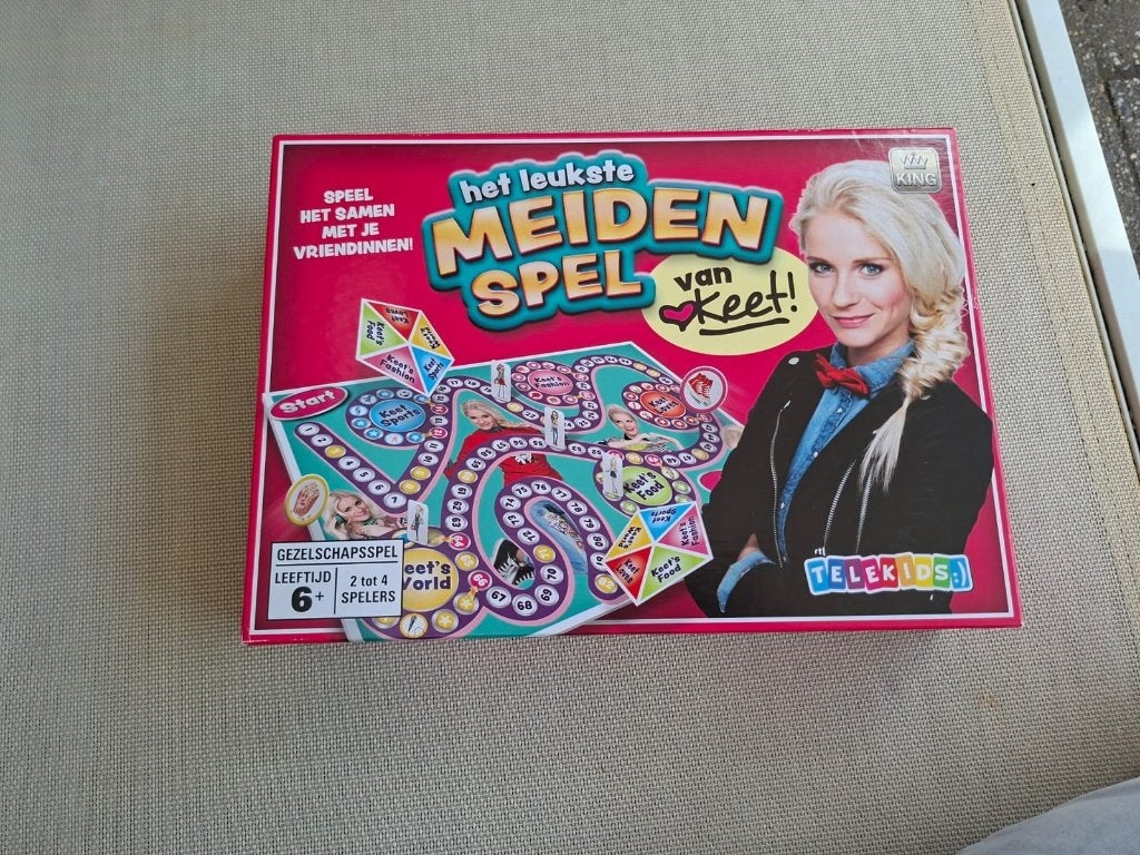 Het leukste meidenspel van Keet!, Hobby en Vrije tijd, Drie of vier spelers, Ophalen, Zo goed als nieuw, Telekids