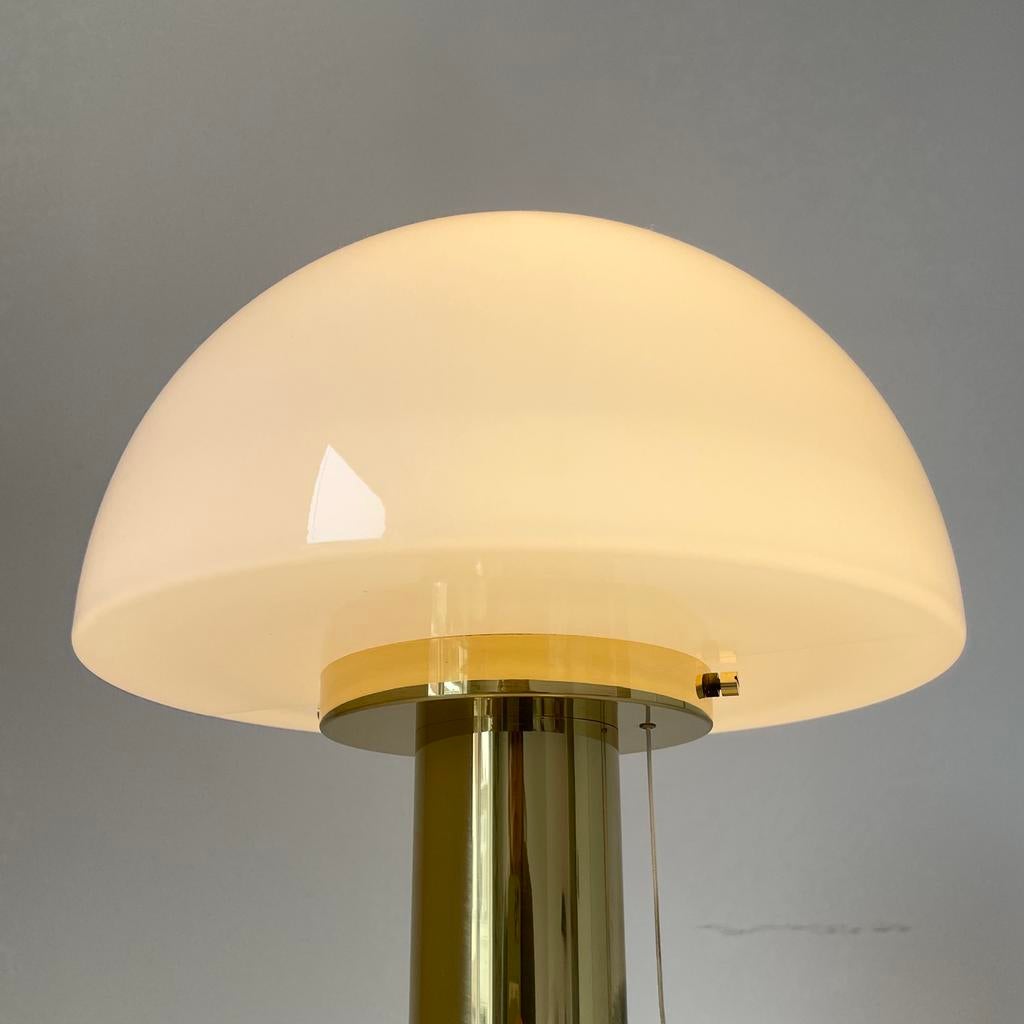 Vintage midcentury Glashütte Limburg, mushroom tafellamp, Antiek en Kunst, Antiek | Lampen, Ophalen of Verzenden
