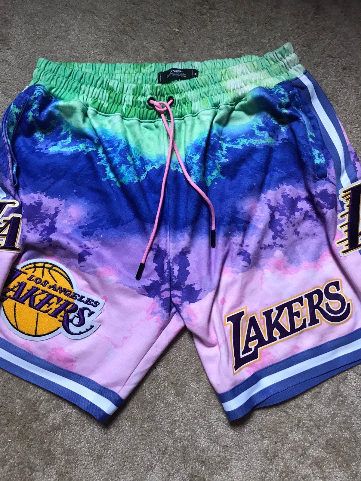 NBA LA Los Angeles Lakers Pro Standard - SHORTS, Meerkleurig, Overige maten, Ophalen of Verzenden, Zo goed als nieuw