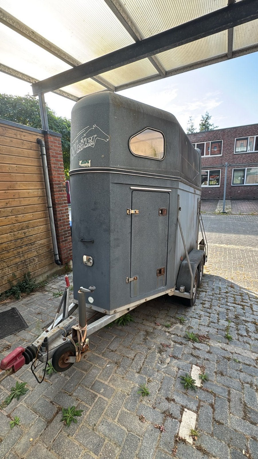 Oude paardentrailer, opknapper, Dieren en Toebehoren, Ophalen, Gebruikt, Polyester