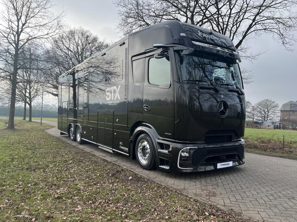 Mercedes-Benz Actros Luxury-line met pop-up en pop-out. id 5, Auto's, Vrachtwagens, Automaat, 8 stoelen, Bedrijf, Diesel