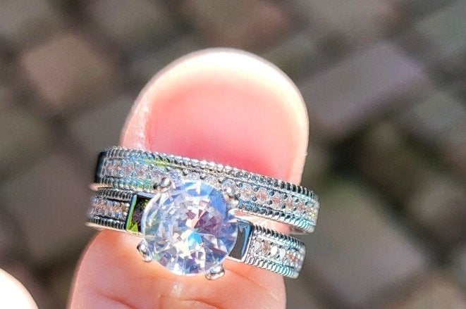 Nieuwe zilveren dames ring, Nieuw, Ophalen of Verzenden, Dame, Zilver