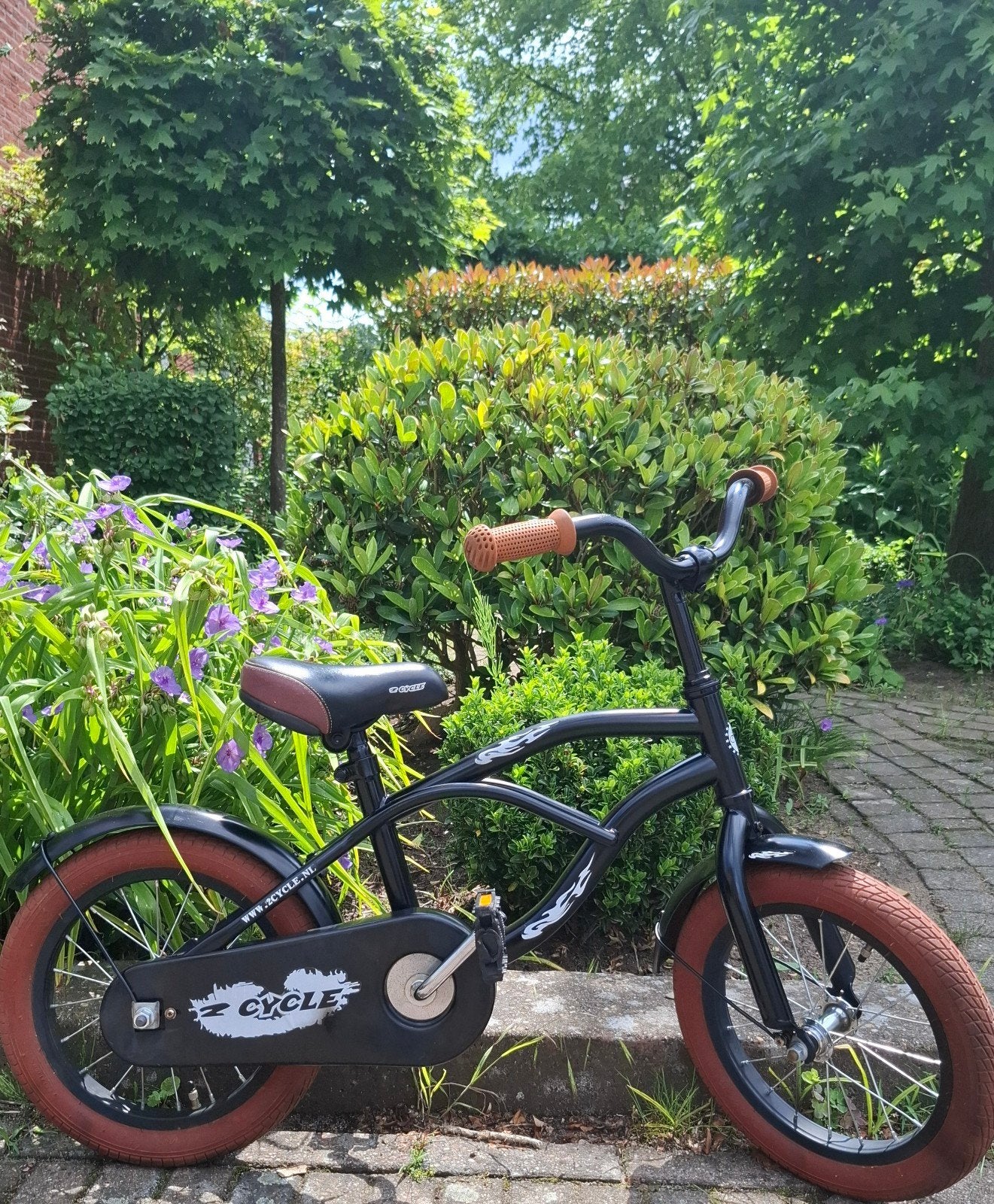 Kinderfiets Volare Black Cruiser 12 inch / Zijwieltjes, Fietsen en Brommers, Fietsen | Kinderfietsjes, Ophalen, Terugtraprem, Zijwieltjes