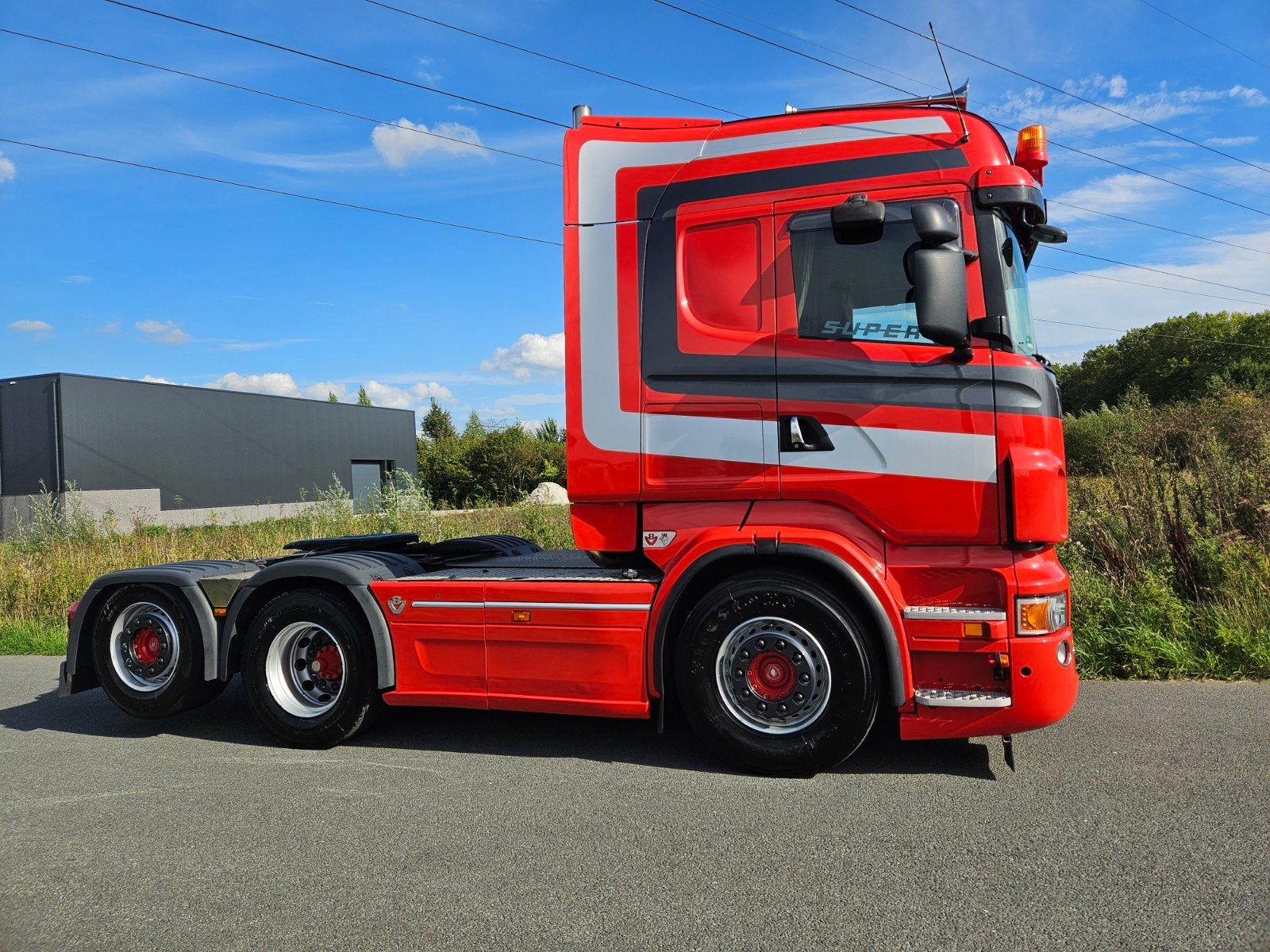 Foto 8 van Scania R500 V8 highpipes. showtruck.