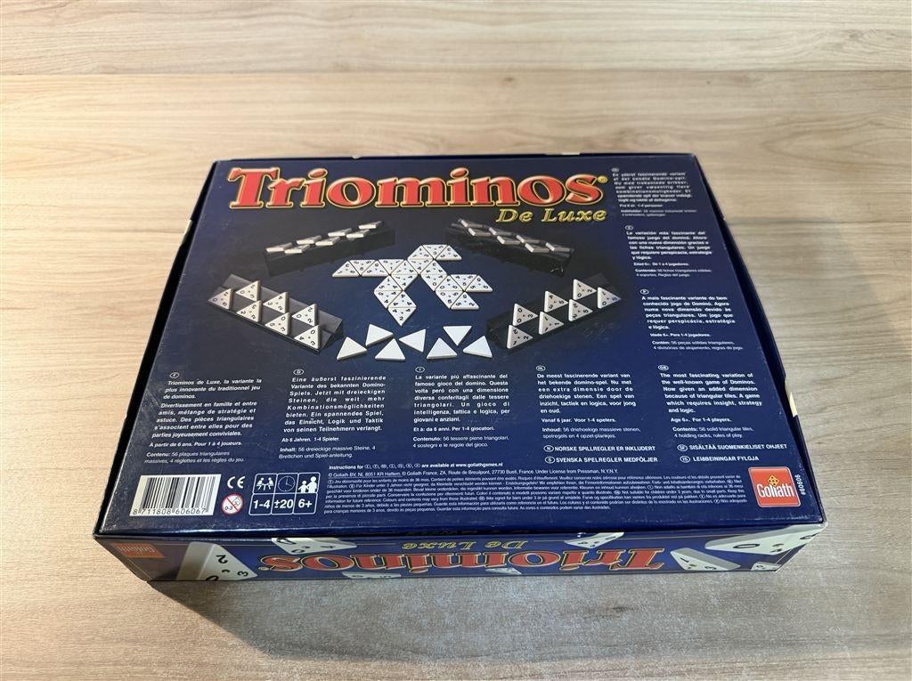 Triominos deluxe goliath - s6952, Verzenden, Zo goed als nieuw