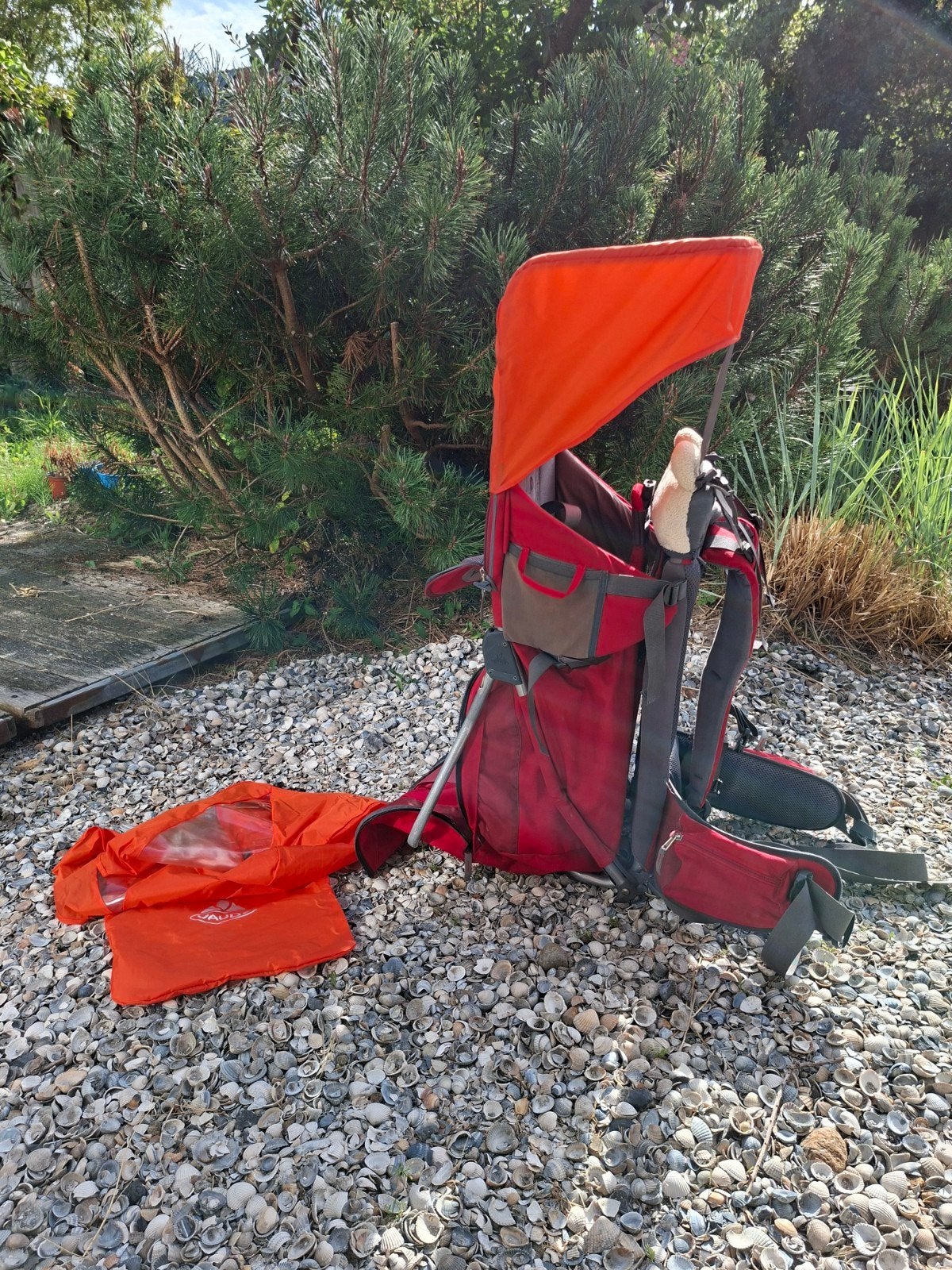 Vaude rode rugdrager kind, Overige merken, Gebruikt, Ophalen of Verzenden, Rug