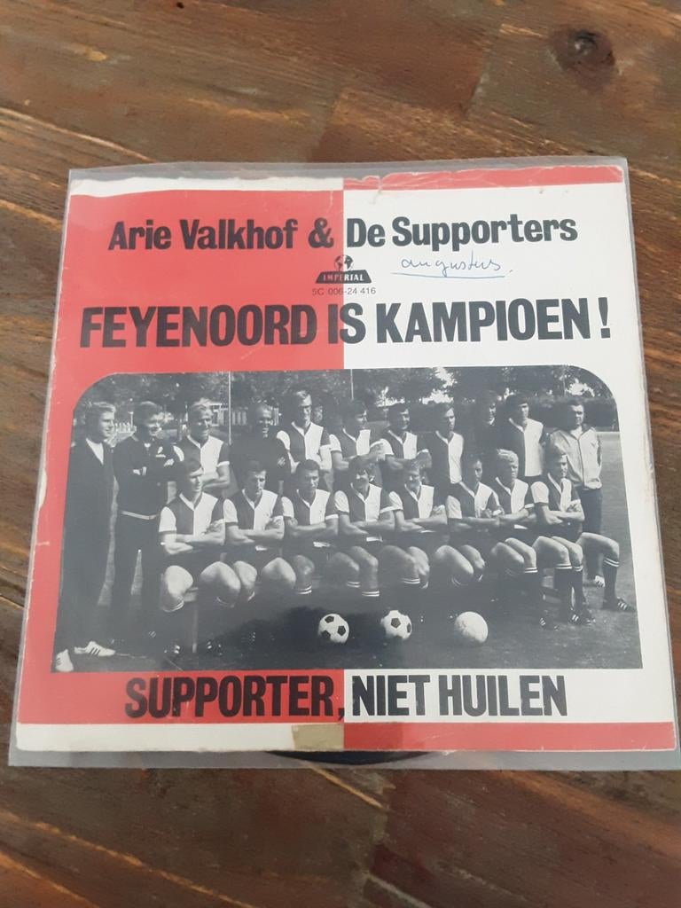 Piraten single voetbal single., Cd's en Dvd's, Vinyl | Nederlandstalig, Ophalen of Verzenden, Zo goed als nieuw, Overige formaten
