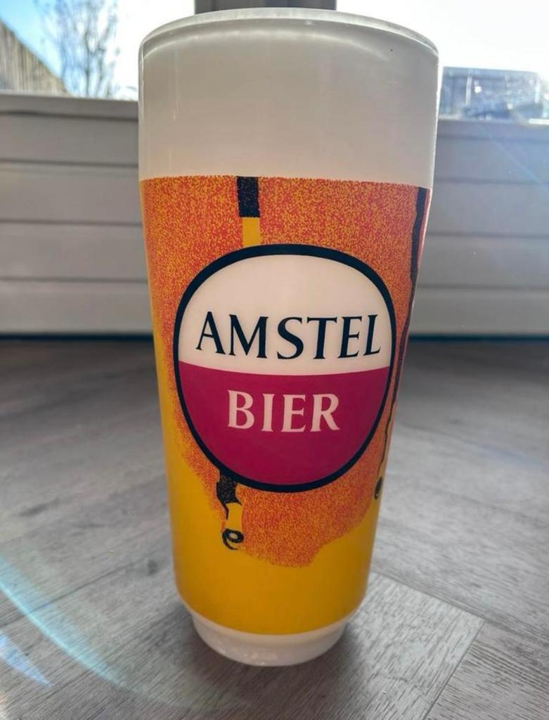 Vintage Amstel Bier Reclame Verlichting uit Jordaan Café, Verzamelen, Biermerken, Ophalen
