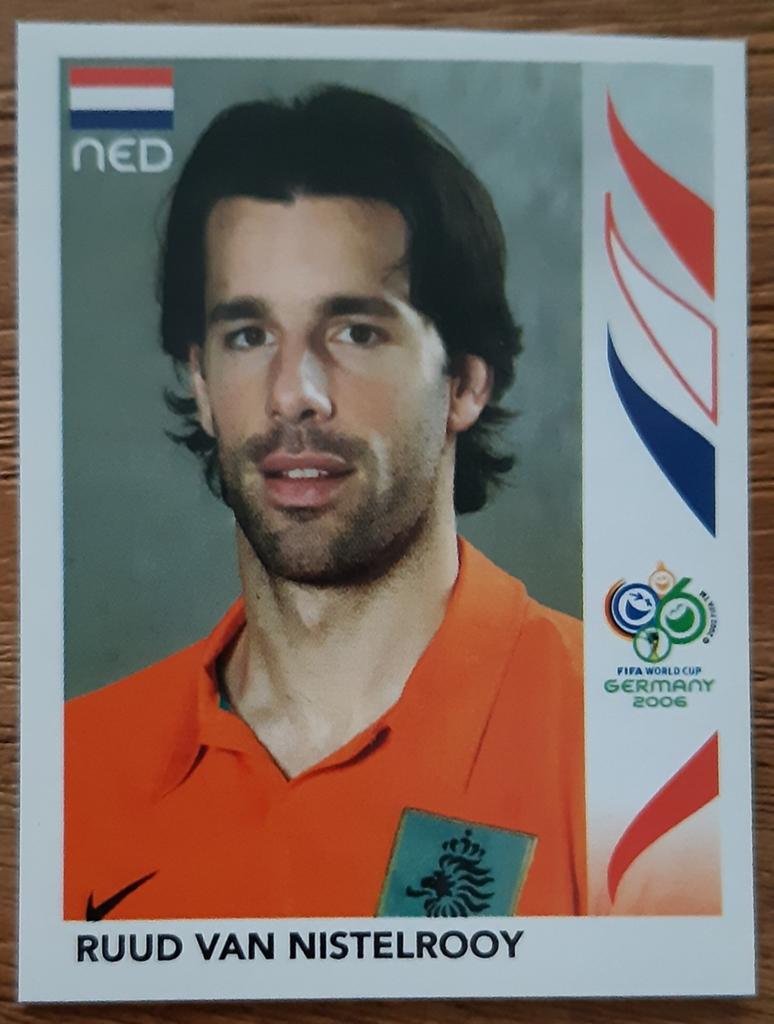 Panini Ruud van Nistelrooy Nederland WK 2006 Duitsland, Hobby en Vrije tijd, Stickers en Plaatjes, Ophalen of Verzenden, Zo goed als nieuw