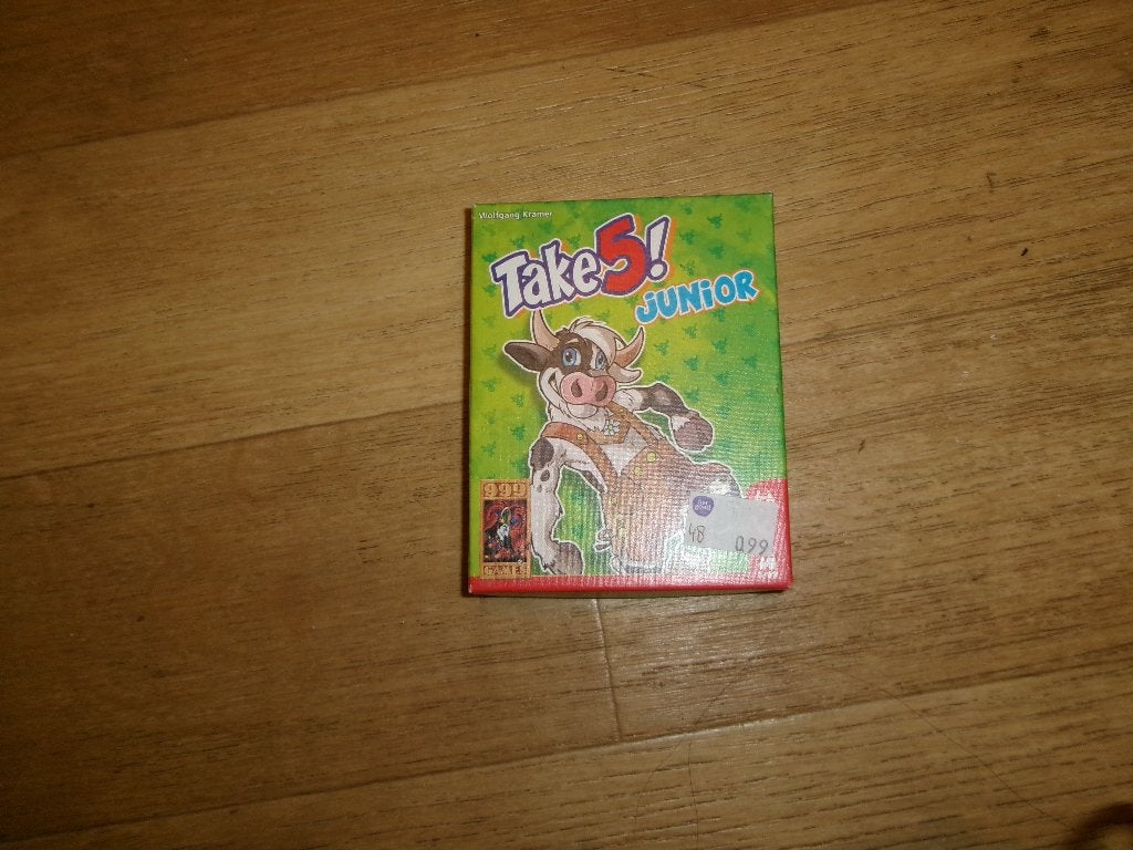take 5 junior, Hobby en Vrije tijd, Gezelschapsspellen | Kaartspellen, Ophalen of Verzenden, Gebruikt, 999-games