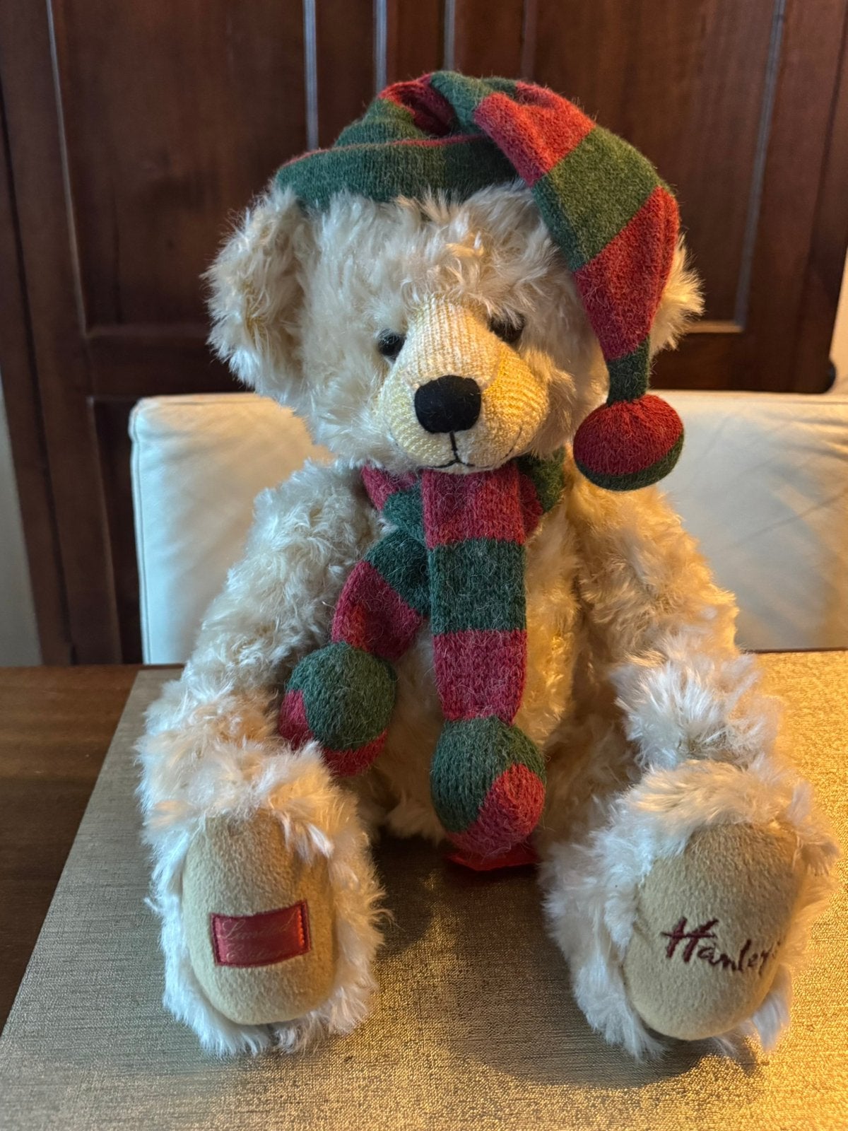 Hamleys Christmas Teddy Bear Limited Edition, nieuw, Ophalen of Verzenden, Nieuw, Stoffen beer, Overige merken