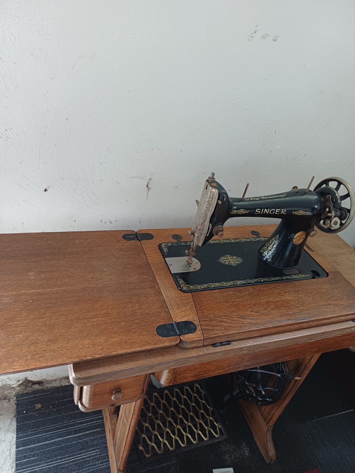 Singer  Trapnaaimachine., Antiek en Kunst, Ophalen
