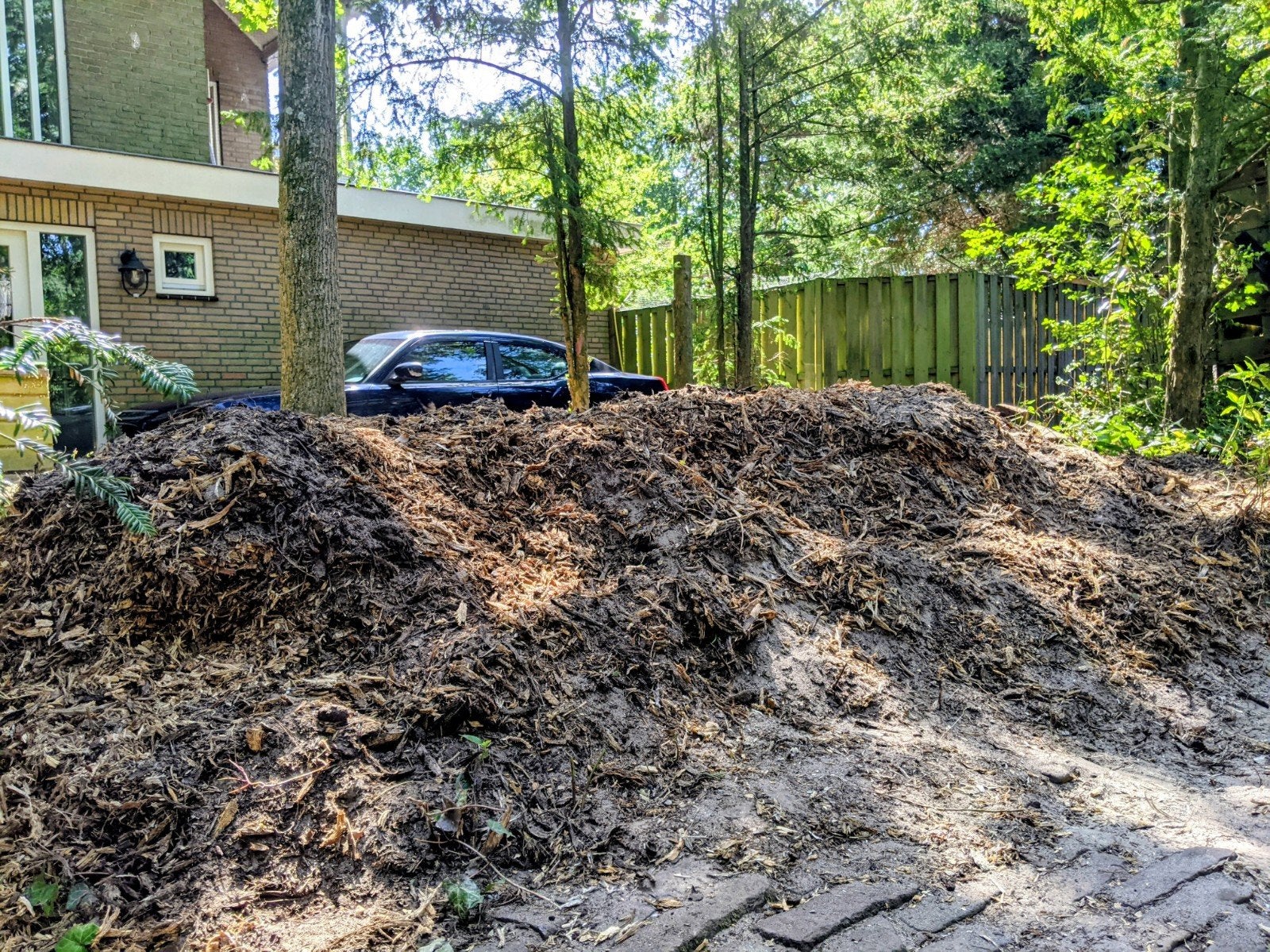 Gratis houtsnippers, Tuin en Terras, Aarde en Mest, Boomschors, Ophalen