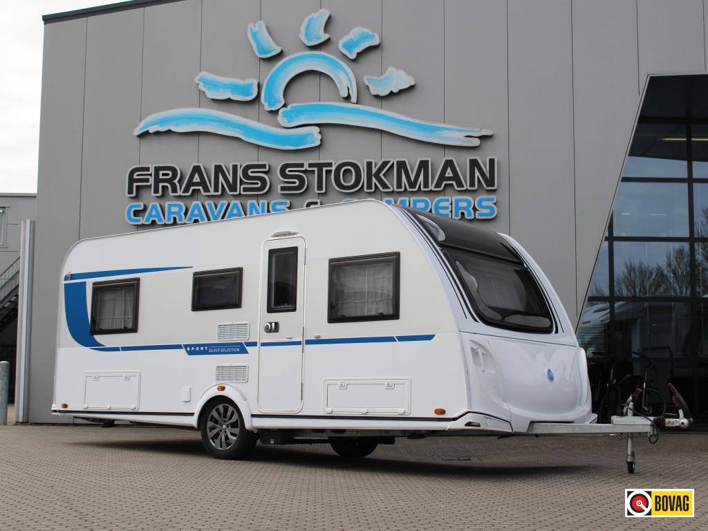 Knaus Sport Silver Selection 540UE Mover Voortent Enk bedden, Schokbreker, Rondzit, Bedrijf, Knaus