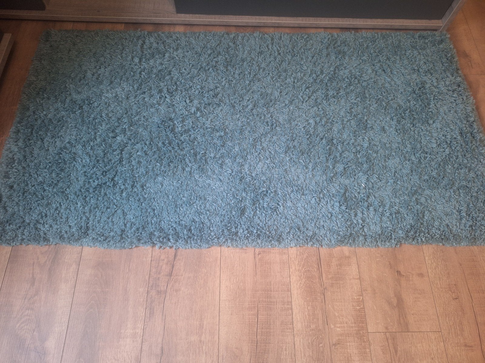 vloerkleed  blauw - Zo goed als nieuw, Ophalen, 100 tot 150 cm, Zo goed als nieuw, Groen