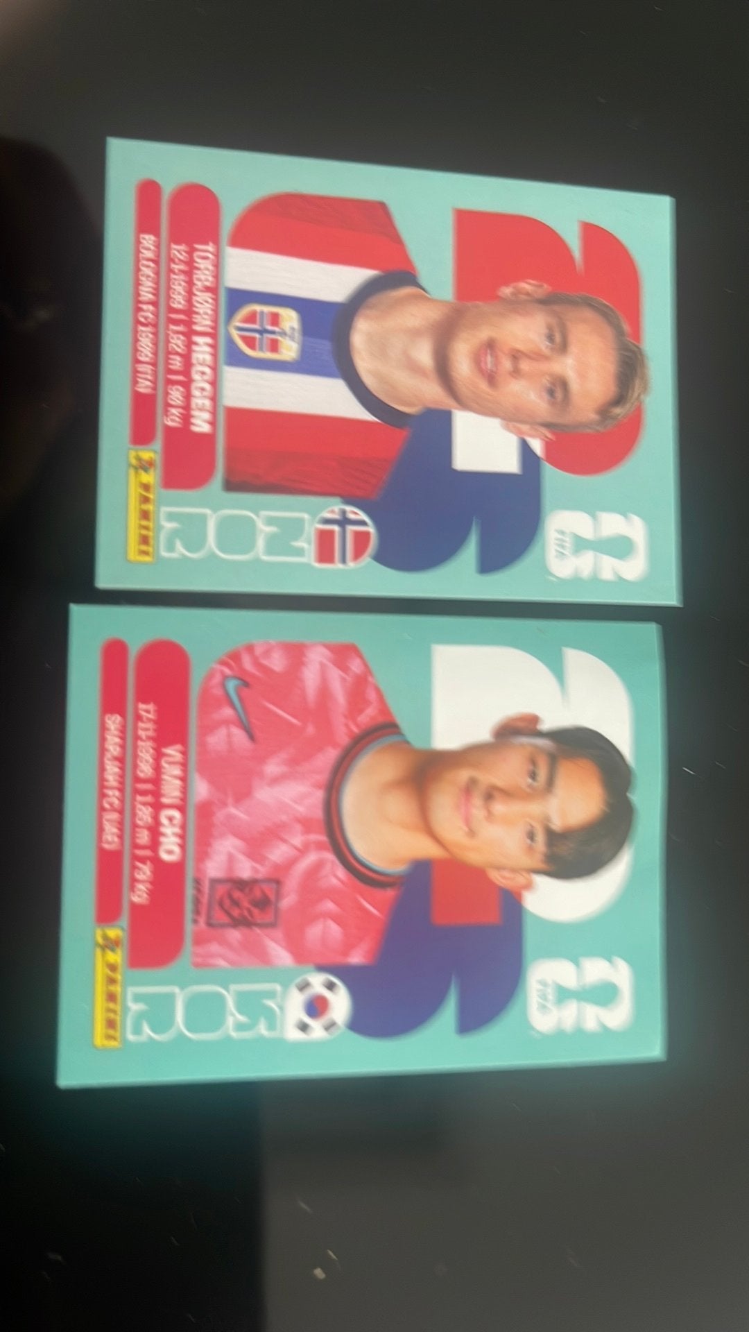 Wk sticker Korea en Noorwegen, Ophalen of Verzenden, Zo goed als nieuw, Buitenlandse clubs, Poster, Plaatje of Sticker