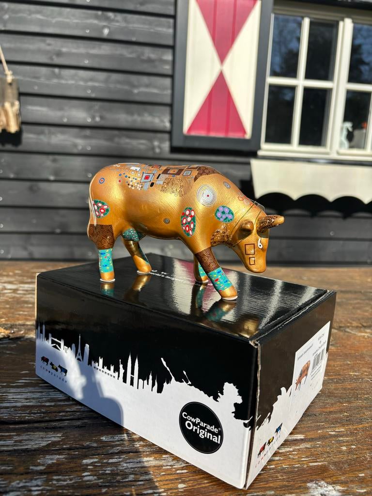 CowParade Klimt Cow - Annabel Church-Smith, Verzamelen, Beelden en Beeldjes, Ophalen of Verzenden, Zo goed als nieuw, Dier