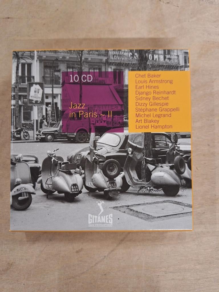 Jazz in Paris cd box 1 en 2 WD29, Cd's en Dvd's, Cd's | Jazz en Blues, Zo goed als nieuw, Jazz, 1980 tot heden, Ophalen