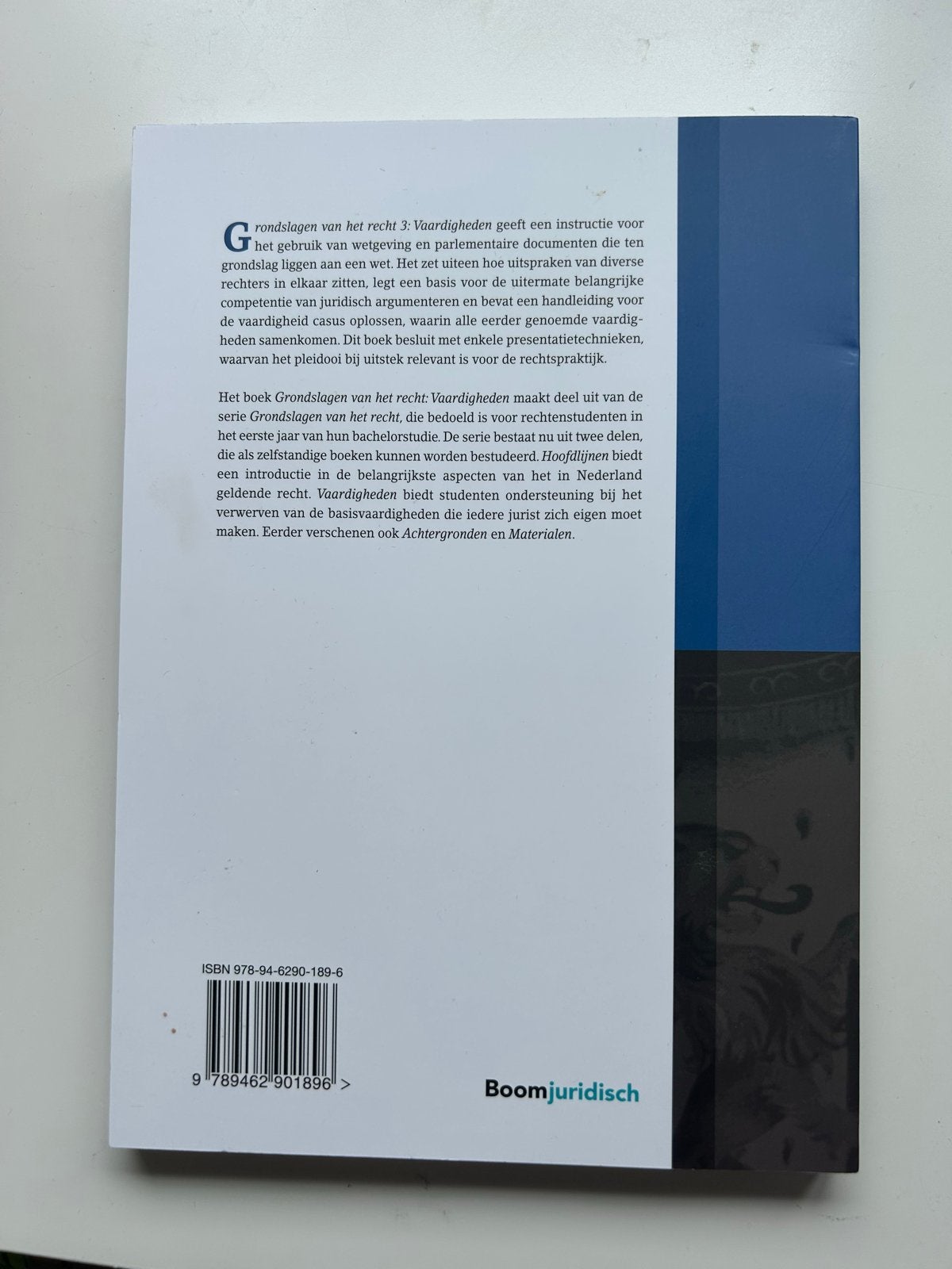Grondslagen van het recht - Perfect voor rechtenstudenten, Ophalen of Verzenden, Gamma, Zo goed als nieuw, WO