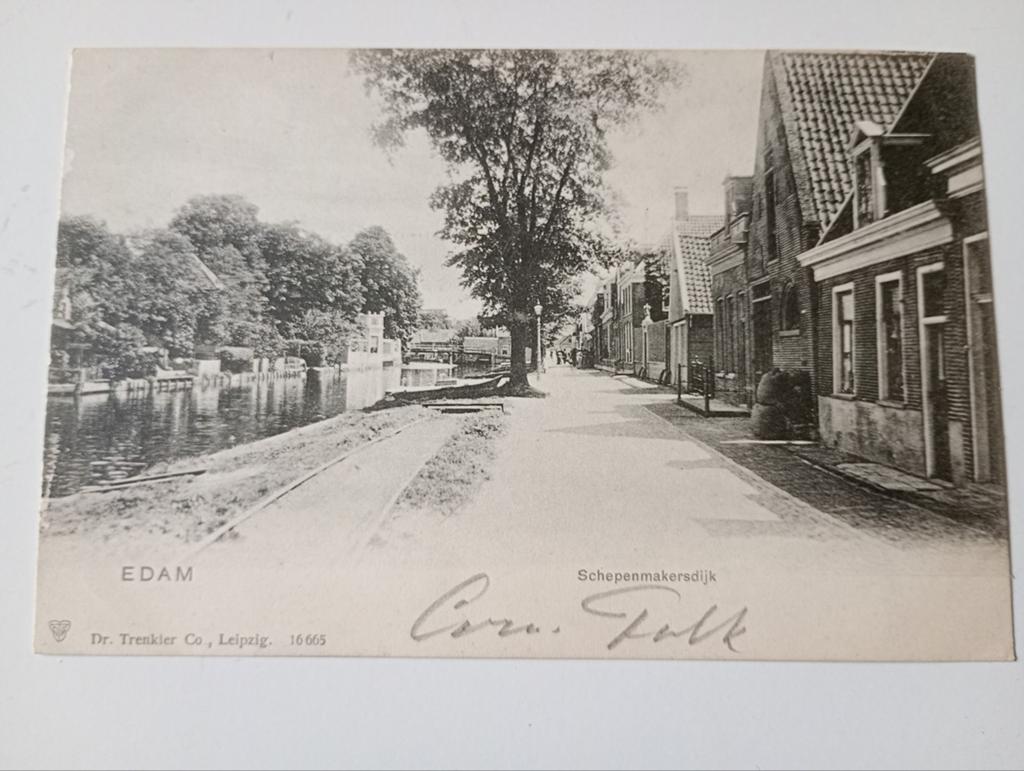 Edam Schepenmakersdijk, Ophalen of Verzenden, Voor 1920, Ongelopen, Noord-Holland