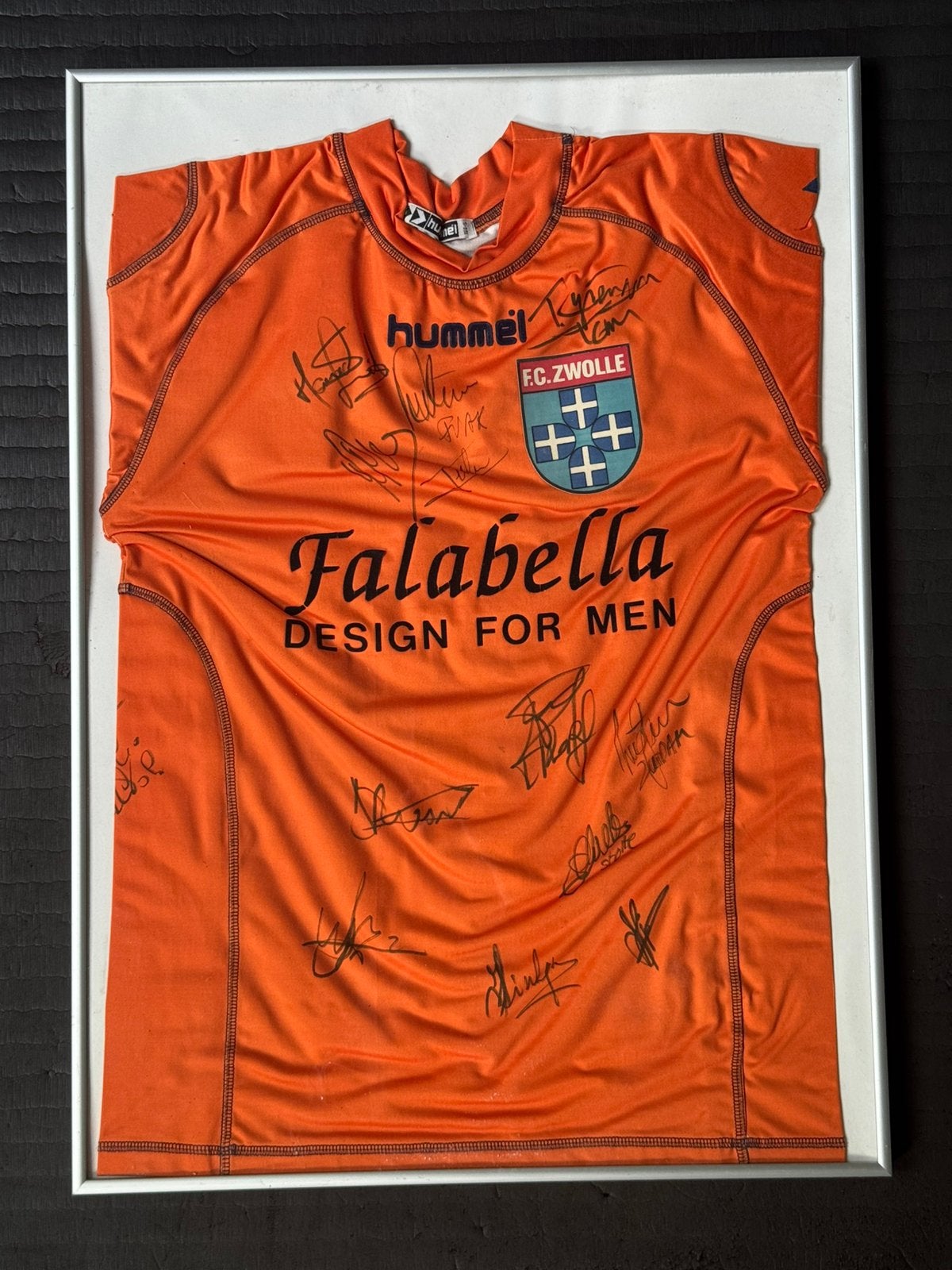 FC Zwolle PEC Zwolle gesigneerd shirt 2003/2004 Falabella, Ophalen of Verzenden, Zo goed als nieuw, Shirt