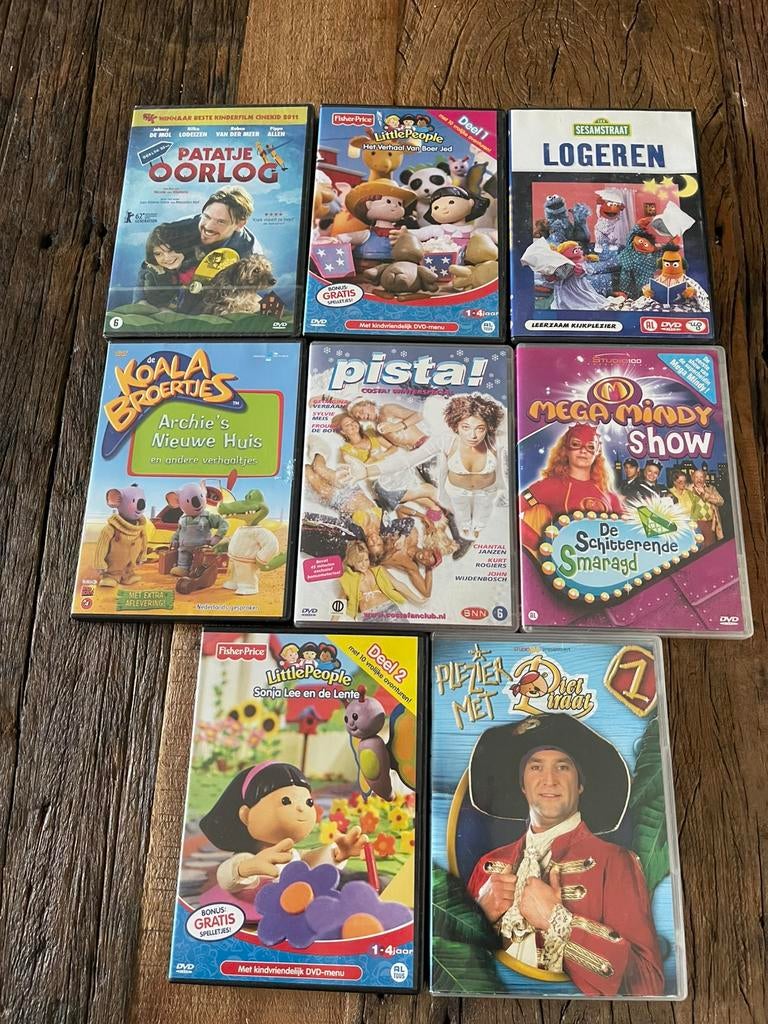 Diverse dvd’s 8stuks, Alle leeftijden, Ophalen of Verzenden, Zo goed als nieuw