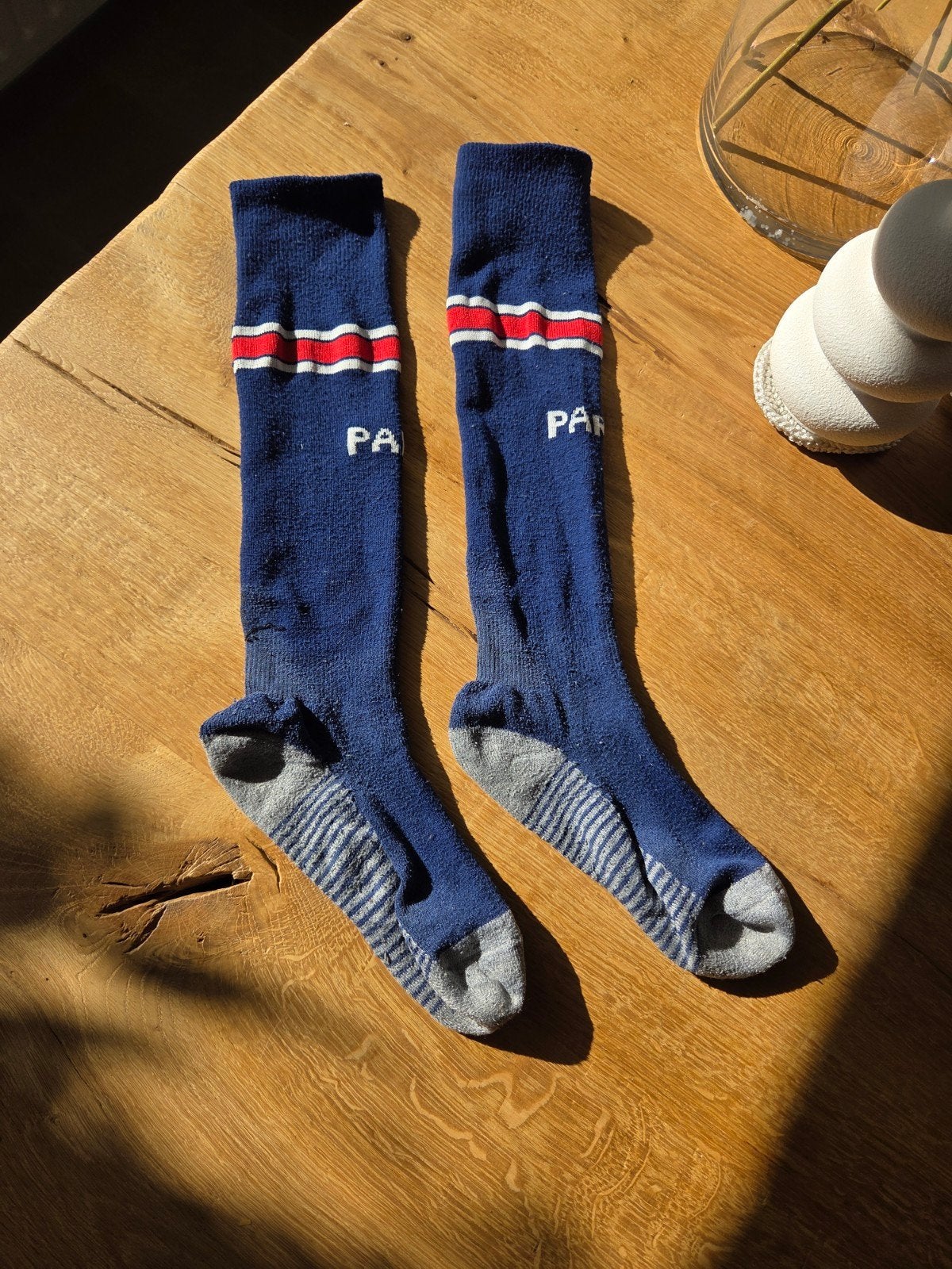 Paris Voetbalsokken Maat 35-38 - Blauw, Maat XS of kleiner, Ophalen of Verzenden, Gebruikt, Overige typen