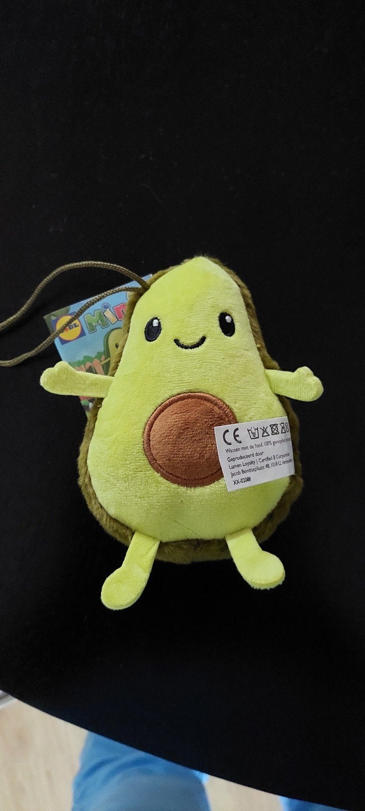 Lidl Minis Avi Avocado Knuffel, Lidl, Groen, Overige karakters, Overige typen