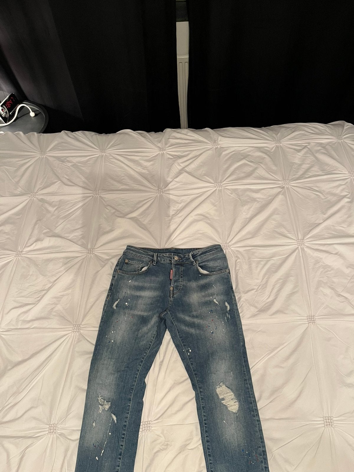 D2 jeans broek, Ophalen of Verzenden, Zo goed als nieuw, Blauw, W32 (confectie 46) of kleiner