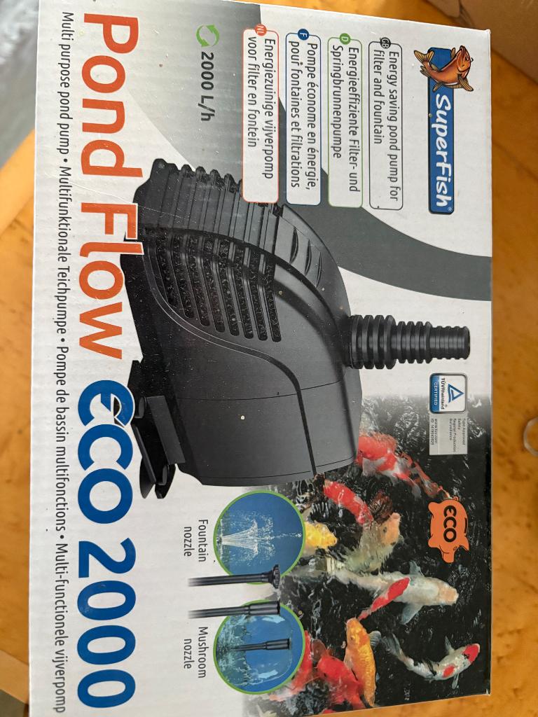 Kleine vijverpomp, Ophalen, Gebruikt, Elektrisch, Dompelpomp