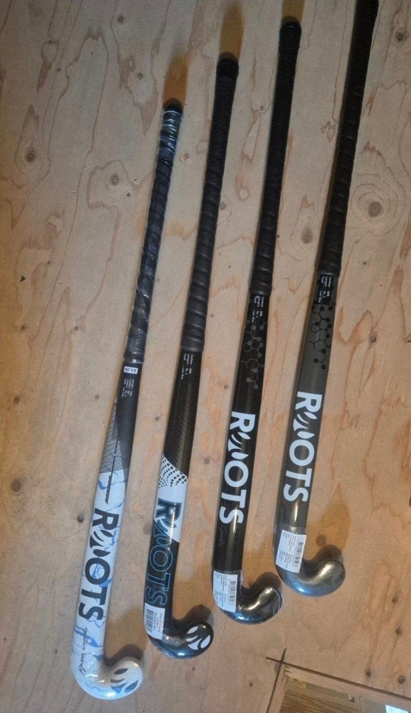 Roots hockeystick 36,5 inch 100% carbon nieuw, Ophalen of Verzenden
