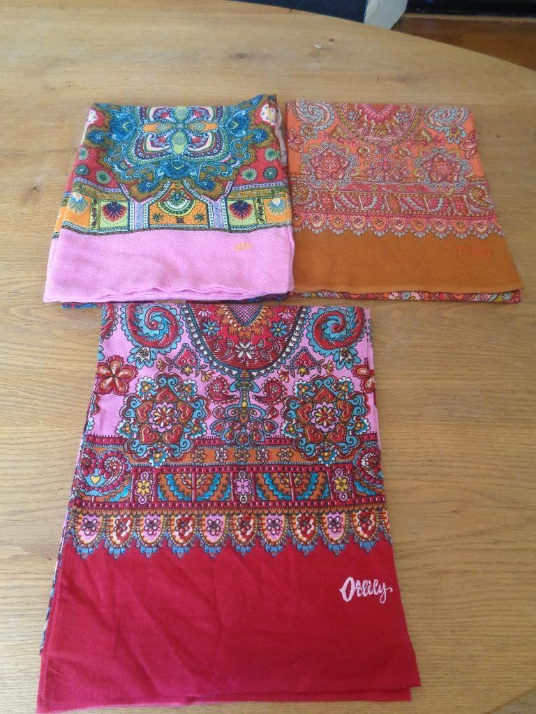 OILILY sjaaltje + paisley print sjaaltje, Maat 38/40 (M), Oilily, Ophalen of Verzenden, Zo goed als nieuw