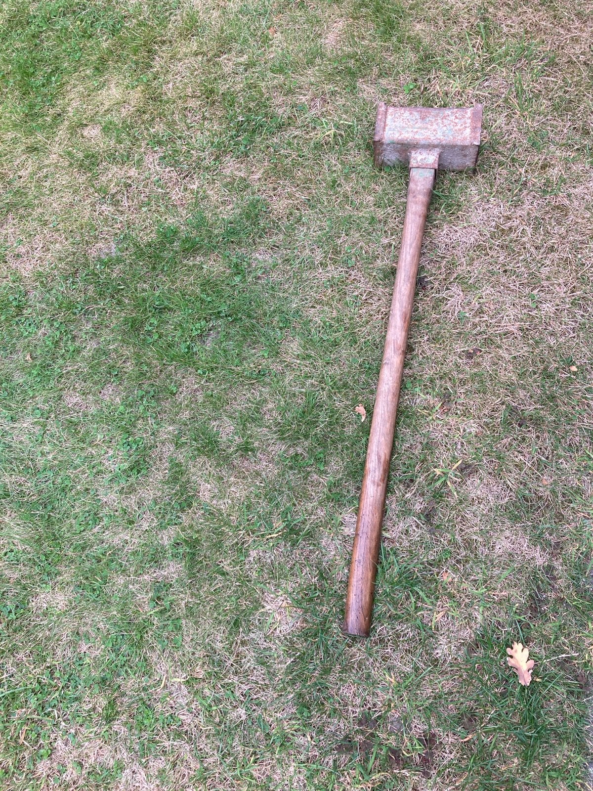 Grote voorhamer met houten steel, Ophalen of Verzenden, Gebruikt, Hamer